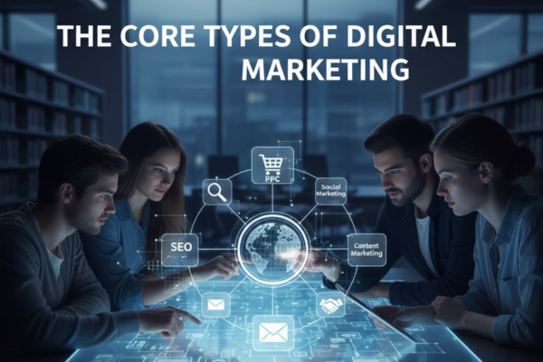 The core types of digital marketing