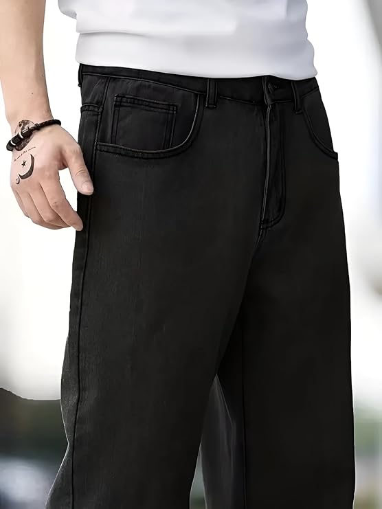Men Jeans black